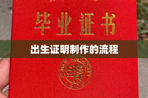 建平出生证明制作的流程