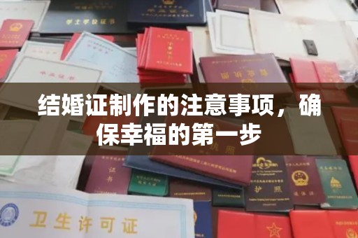 建平结婚证制作的注意事项，确保幸福的第一步