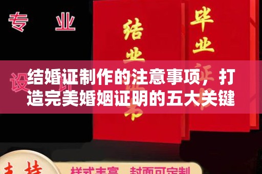 建平结婚证制作的注意事项，打造完美婚姻证明的五大关键点