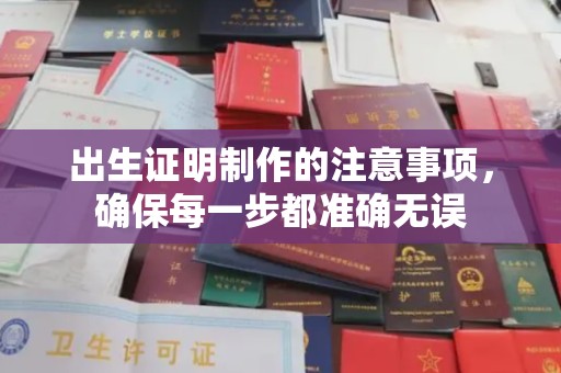 建平出生证明制作的注意事项，确保每一步都准确无误