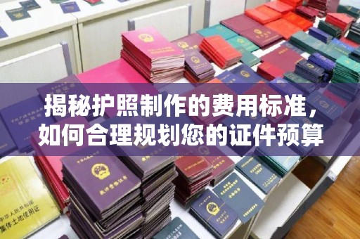 建平揭秘护照制作的费用标准，如何合理规划您的证件预算