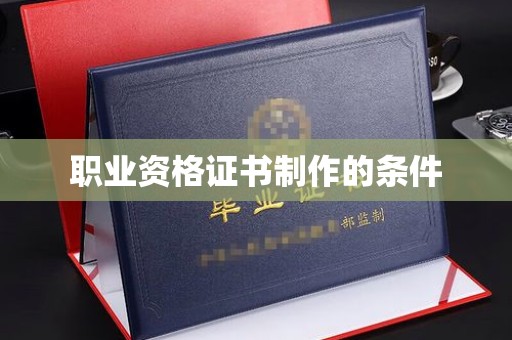 建平职业资格证书制作的条件