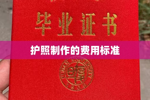 建平护照制作的费用标准