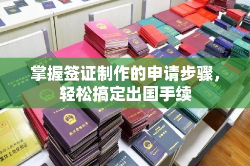 建平掌握签证制作的申请步骤，轻松搞定出国手续