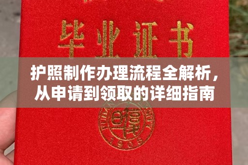 建平护照制作办理流程全解析，从申请到领取的详细指南