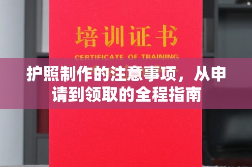 建平护照制作的注意事项，从申请到领取的全程指南